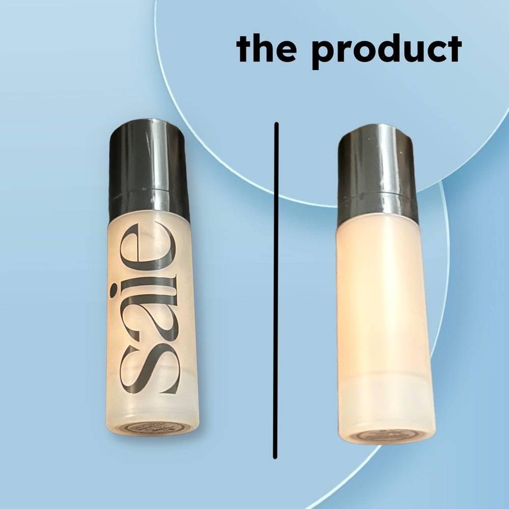 โฌ๏ธ๐๐บ๐ธ๐NWOB SAIE |MINI| Glowy Super Gel Dewy WarmGlow Soft warm Gold Highlighter* - Picture 2 of 16